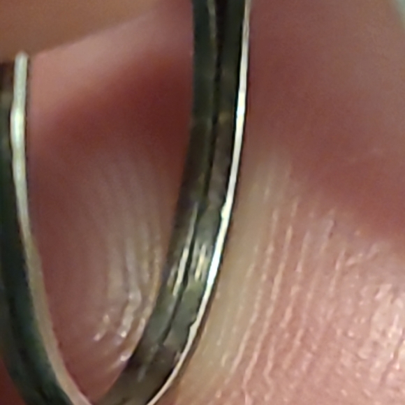 Vintage Sterling Silver Teardrop Malachite Ring Signed 925 Size 8 - Picture 11 of 14